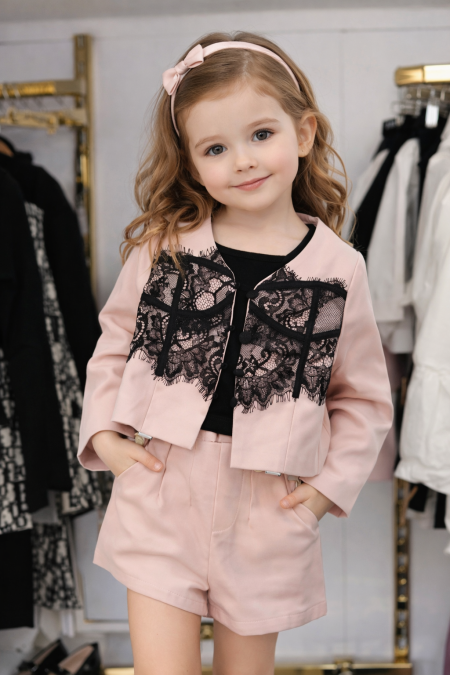 طقم بنات زهري